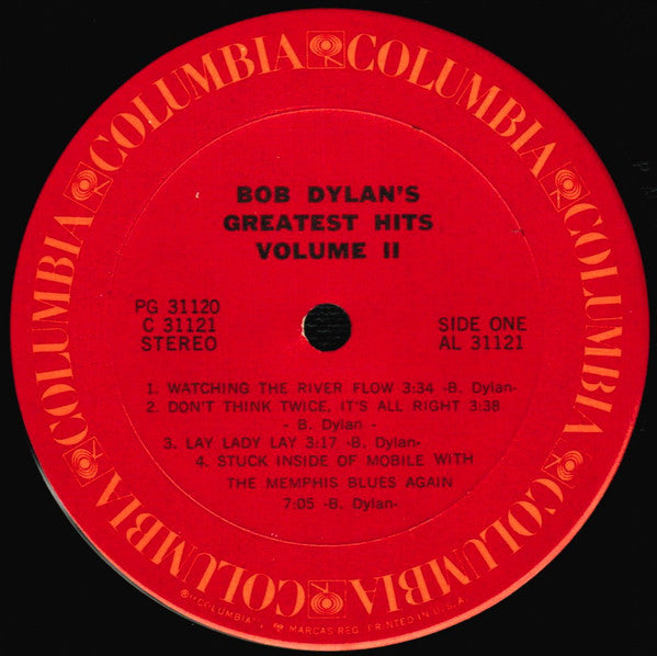 Bob Dylan : Bob Dylan's Greatest Hits Volume II (2xLP, Comp, Pit)