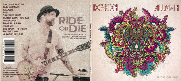 Devon Allman : Ride Or Die (CD)
