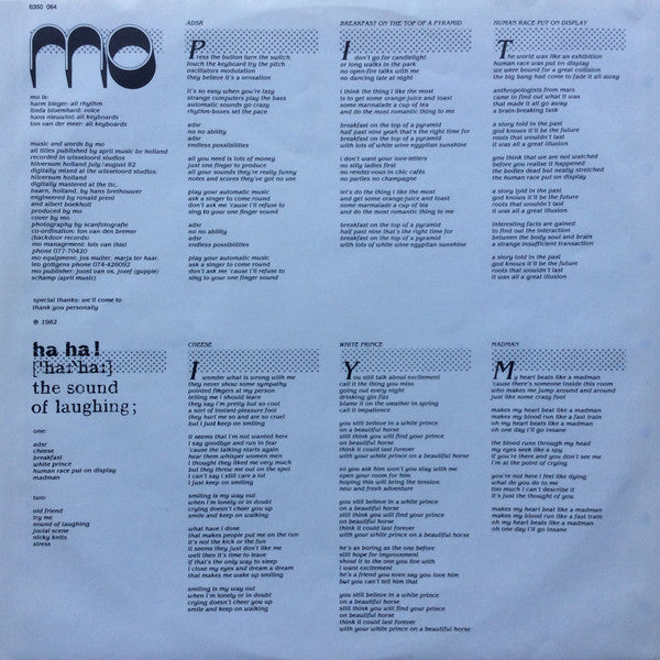 The Mo (2) : Ha Ha! ['ha:`ha:] The Sound Of Laughing; (LP, Album)