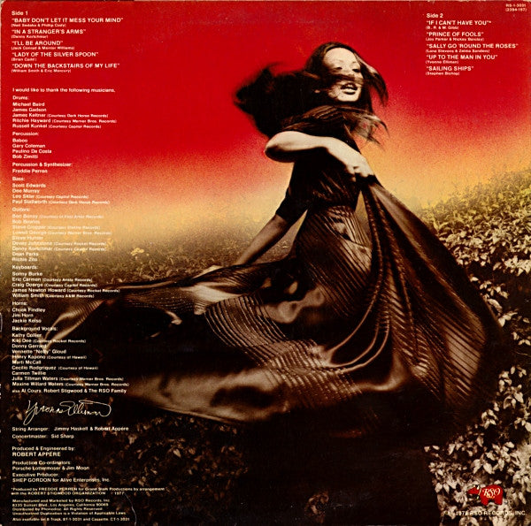 Yvonne Elliman : Night Flight (LP, Album, Pit)