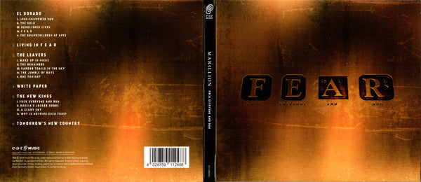 Marillion : FEAR (F*** Everyone And Run) (CD, Album, Dig)