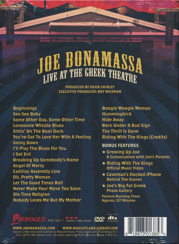 Joe Bonamassa : Live At The Greek Theatre (DVD-V)