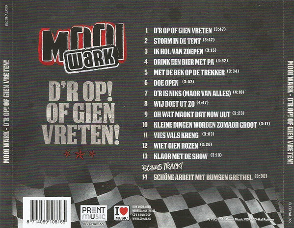 Mooi Wark : D'r Op! Of Gien Vreten! (CD, Album)