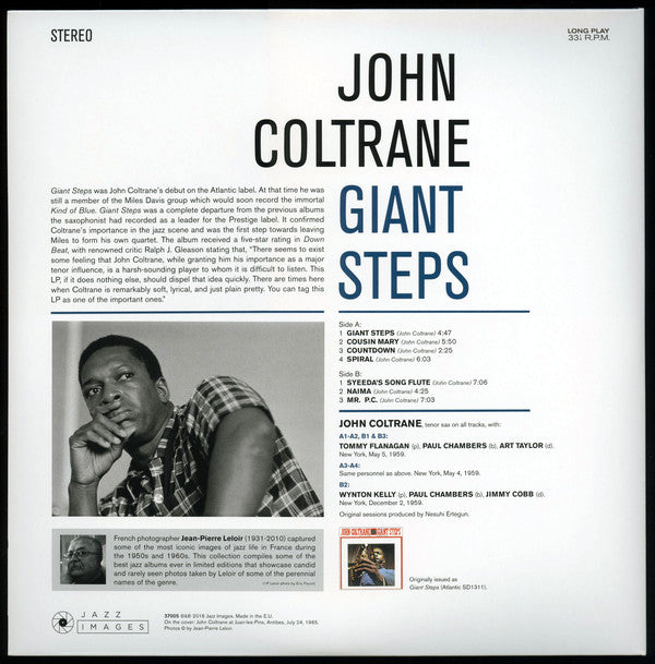 John Coltrane : Giant Steps (LP, Album, Dlx, Ltd, RE, 180)