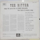 Tex Ritter : Tex Ritter Sings Cindy Walker (LP, Album)
