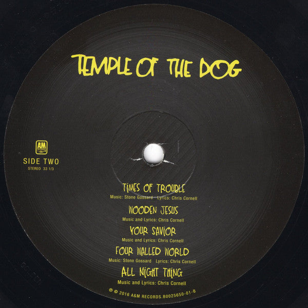 Temple Of The Dog : Temple Of The Dog (LP, Album, RE, RM)