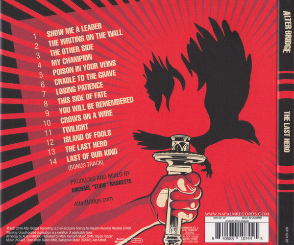 Alter Bridge : The Last Hero (CD, Album, Ltd, Dig)