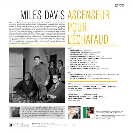 Miles Davis : Ascenseur Pour L'Échafaud (LP, Album, Dlx, Ltd, RE, 180)