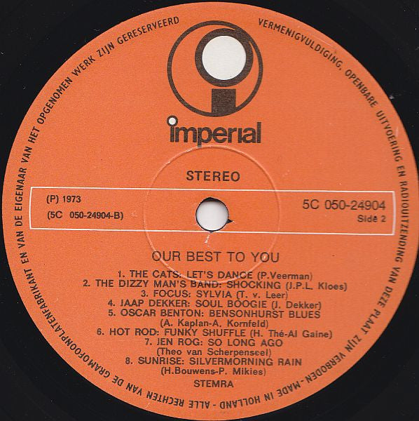 Various : Our Best To You  (16 Original Hits And Tips) (LP, Comp)