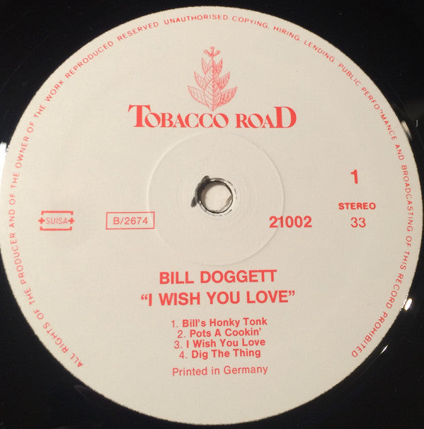Bill Doggett : I Wish You Love (LP, Comp)