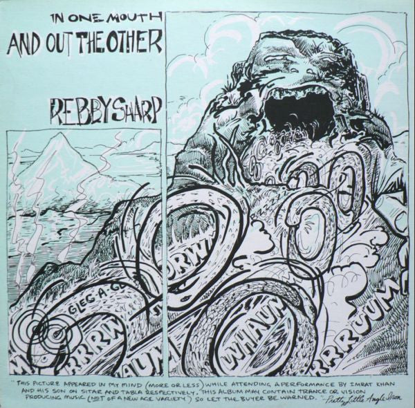 Rebby Sharp : In One Mouth And Out The Other (LP, Album)