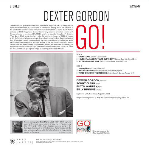 Dexter Gordon : Go! (LP, Album, Dlx, Ltd, RE, 180)