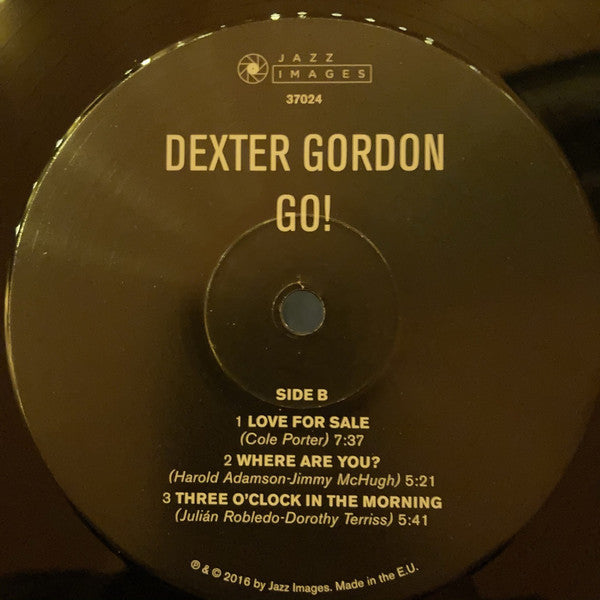 Dexter Gordon : Go! (LP, Album, Dlx, Ltd, RE, 180)