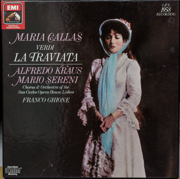Giuseppe Verdi, Maria Callas, Franco Ghione : La Traviata (2xLP, Mono, RM, Box)