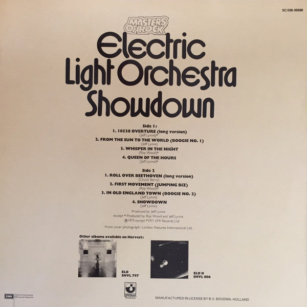 Electric Light Orchestra : Masters Of Rock - Electric Light Orchestra Showdown (LP, Comp)