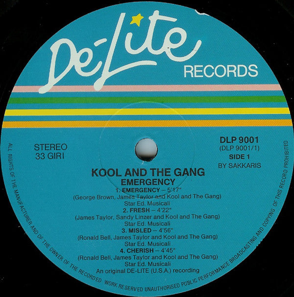 Kool & The Gang : Emergency (LP, Album)