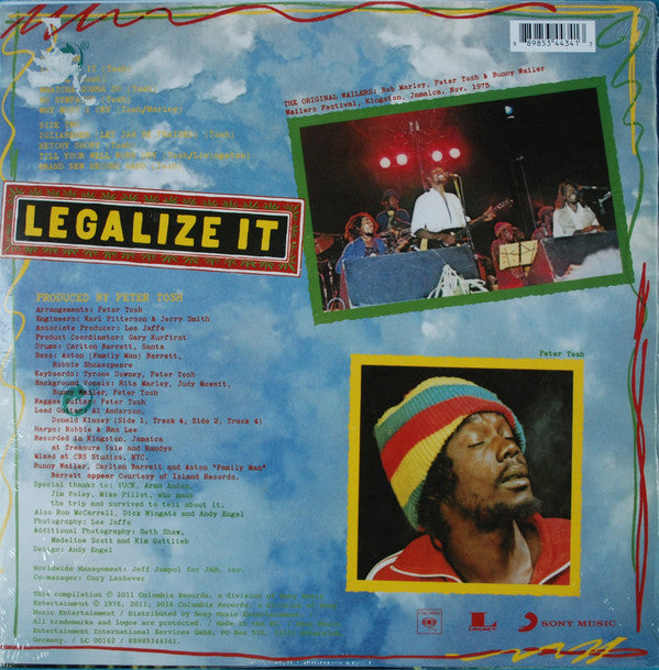 Peter Tosh : Legalize It (2xLP, Album, RE, 180)
