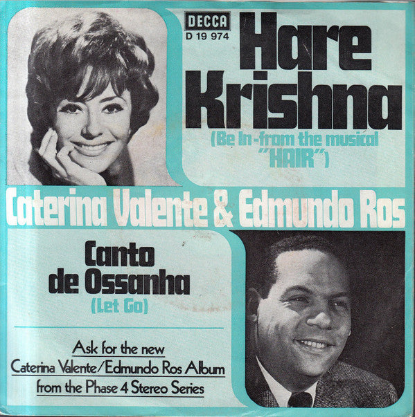 Caterina Valente & Edmundo Ros : Hare Krishna (7", Single)