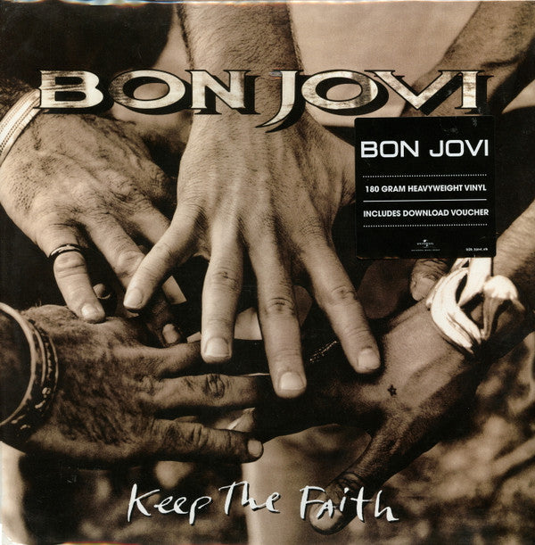 Bon Jovi : Keep The Faith (2xLP, Album, RE, 180)