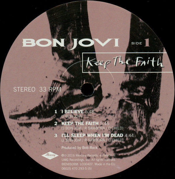 Bon Jovi : Keep The Faith (2xLP, Album, RE, 180)