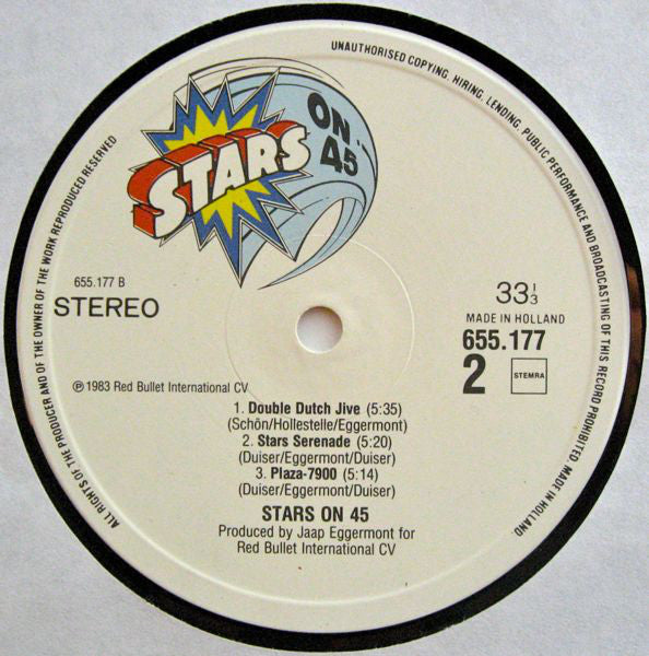 Stars On 45 Proudly Presents The Star Sisters : Tonight 20:00 Hrs. (LP, Album)