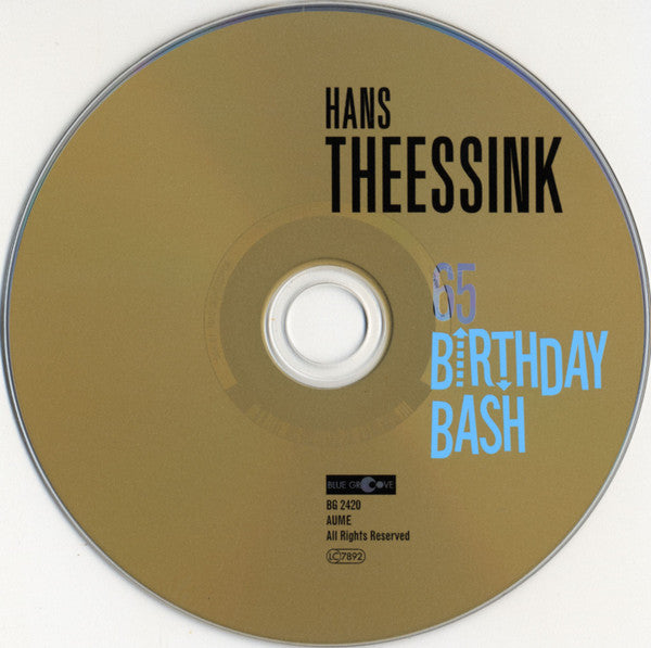 Hans Theessink : 65 Birthday Bash (CD, Album)