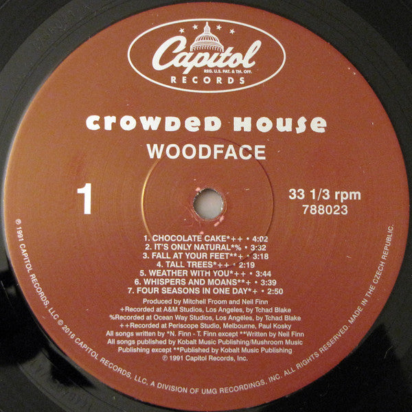 Crowded House : Woodface (LP, Album, RE, 180)