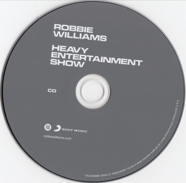 Robbie Williams : Heavy Entertainment Show (CD, Album + DVD-V, Copy Prot., NTSC + Dlx)