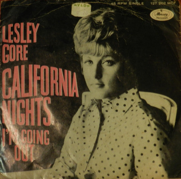 Lesley Gore : California Nights (7", Single, Mono)