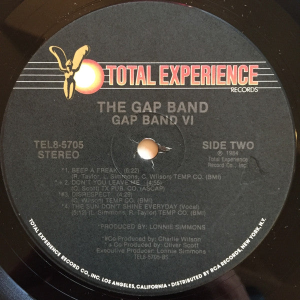 The Gap Band : Gap Band VI (LP, Album, Ind)