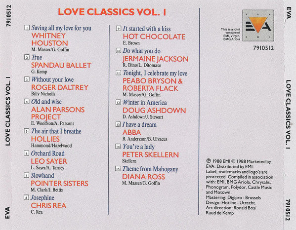 Various - Love Classics Vol. 1 (CD Tweedehands) - Discords.nl