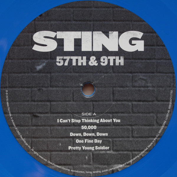 Sting : 57th & 9th  (LP, Album, Blu)