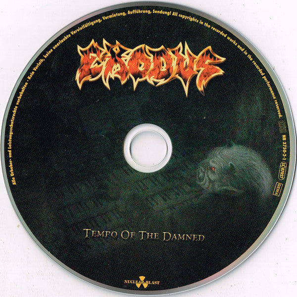 Exodus (6) : Tempo Of The Damned / Shovel Headed Kill Machine (CD, Album + CD, Album + Comp)
