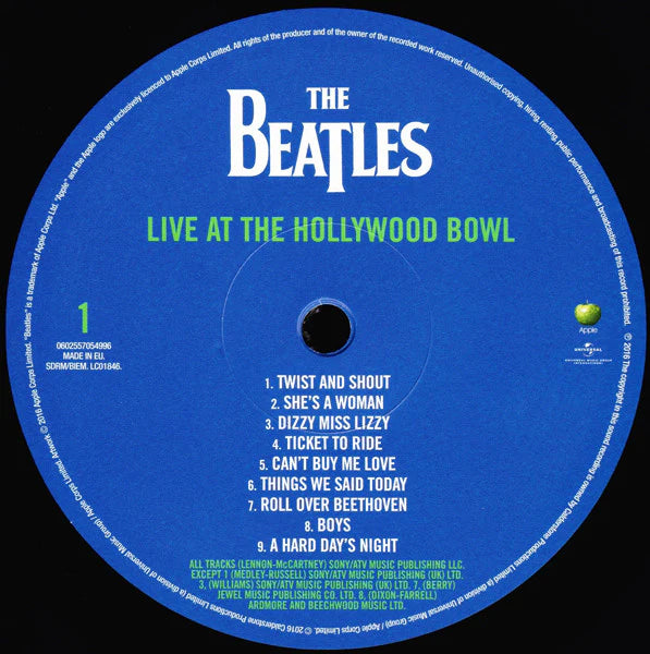 The Beatles - Live At The Hollywood Bowl (LP) - Discords.nl