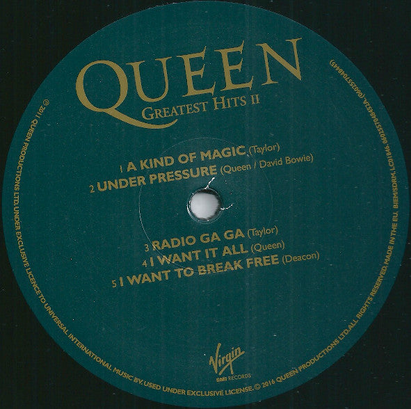 Queen : Greatest Hits II (2xLP, Comp, RE, RM, Gat)