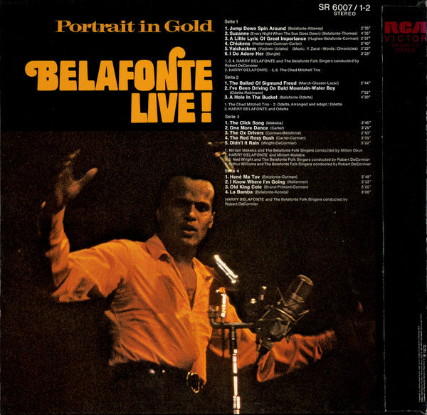 Harry Belafonte : Belafonte Live! (2xLP, Album, RE + Box)