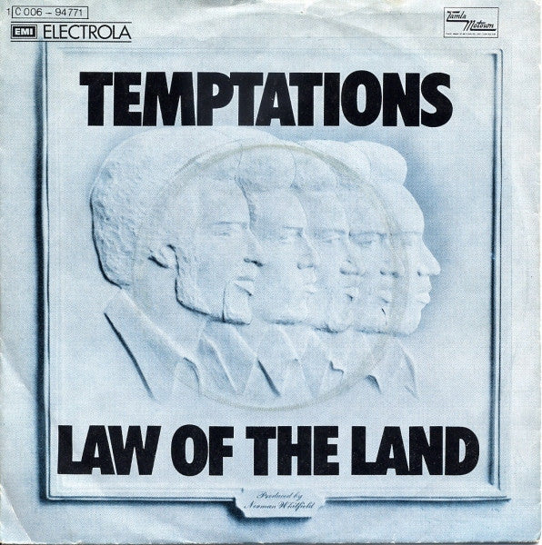 The Temptations : Law Of The Land (7", Single)