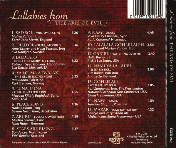 Various : Lullabies From The Axis Of Evil (CD, Album)