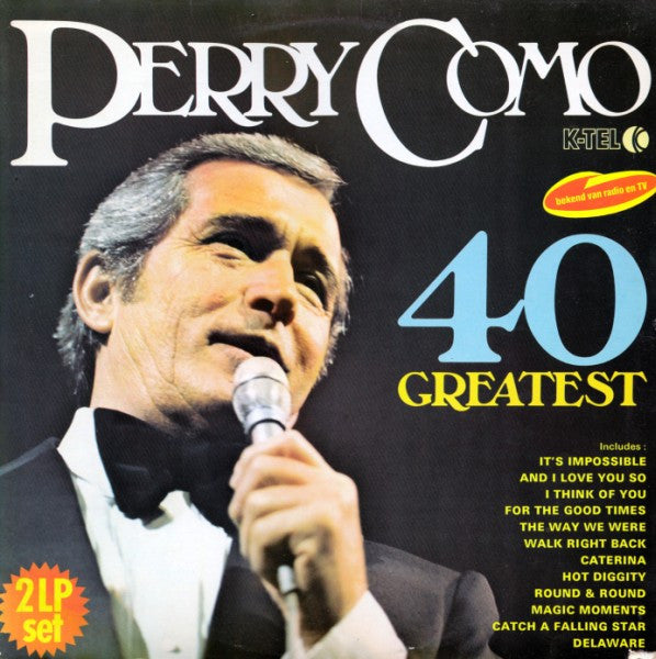 Perry Como : 40 Greatest (2xLP, Comp, Mono)