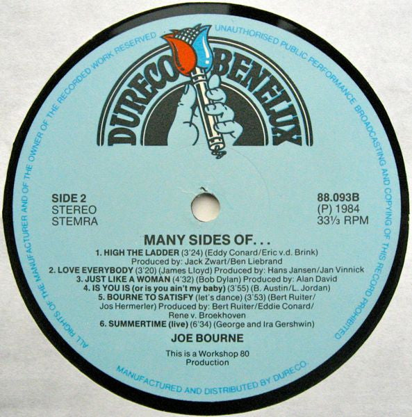 Joe Bourne : Many Sides Of..... (LP, Album)