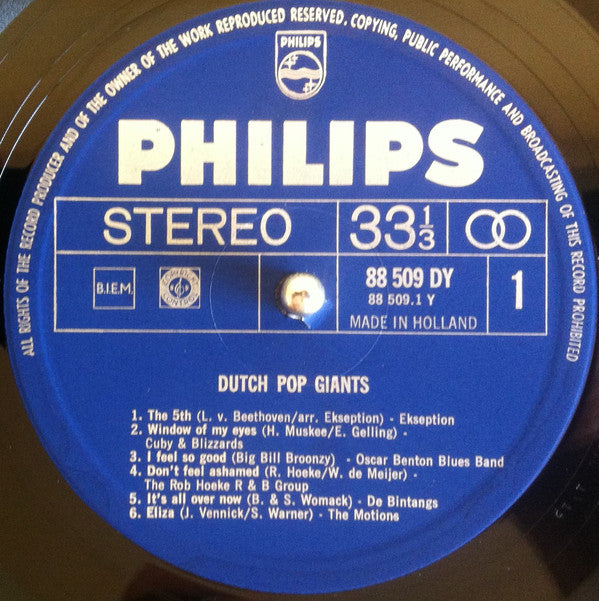 Various : Dutch Pop Giants (LP, Comp)