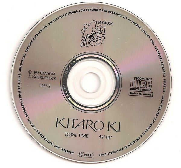 Kitaro : Ki (CD, Album, RE)