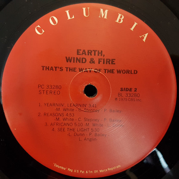 Earth, Wind & Fire : That's The Way Of The World (LP, Album, Quad, Ltd, RE, 180)