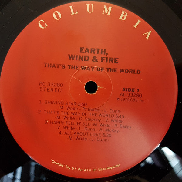 Earth, Wind & Fire : That's The Way Of The World (LP, Album, Quad, Ltd, RE, 180)