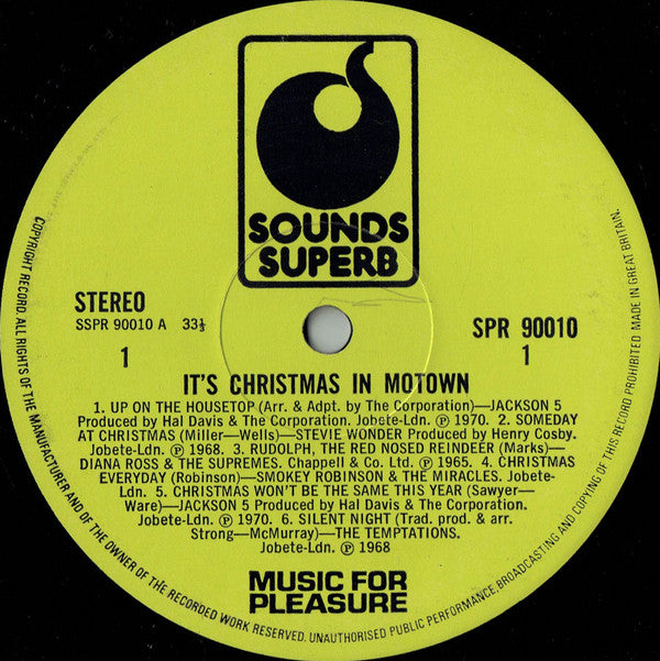 Various : It's Christmas In Motown (LP, Comp)