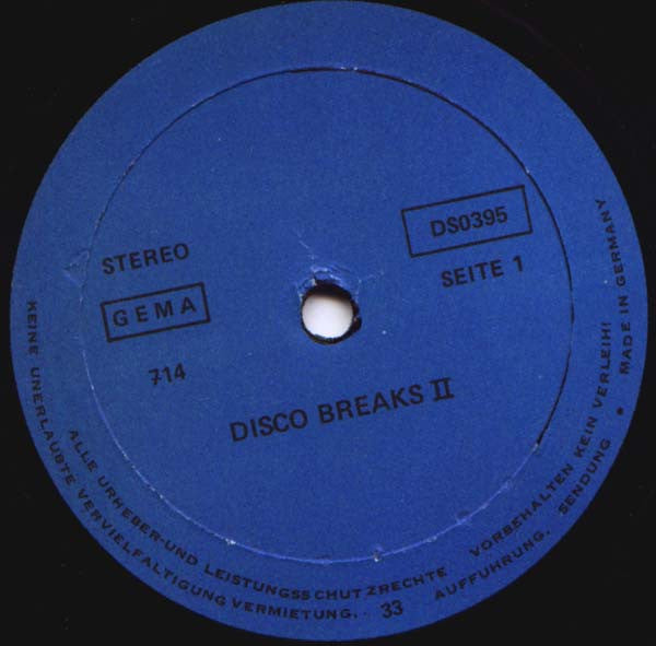 Various : Disco Breaks 2 (12", Mixed, Unofficial)