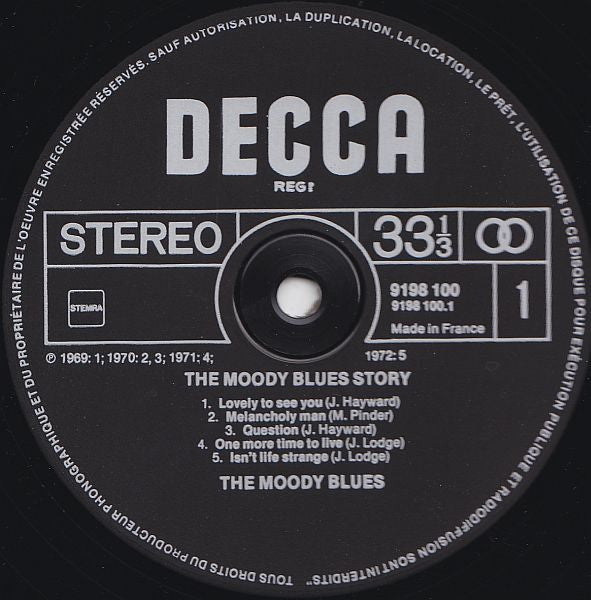 The Moody Blues : The Moody Blues Story (2xLP, Comp, Gat)