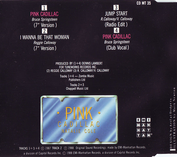 Natalie Cole : Pink Cadillac (CD, Maxi)