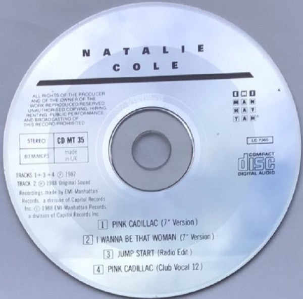 Natalie Cole : Pink Cadillac (CD, Maxi)
