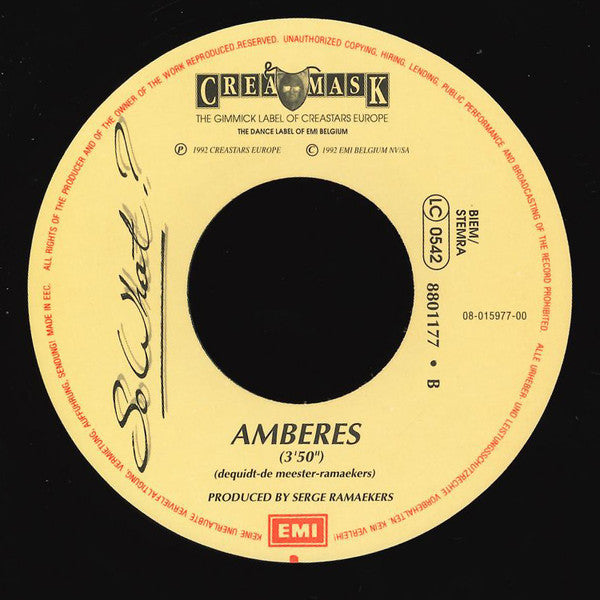 So What? : La Bamba - Amberes (7", Single)
